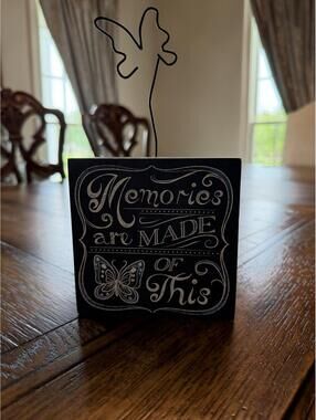Home Decor | “Memories Are Made of This” Butterfly Photo / Memo Holder | 1136